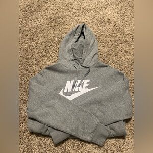 Nike Men's Gray Pullover Hoodie